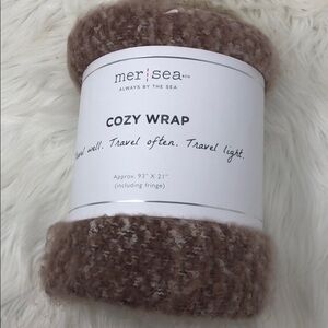 Mer Sea & Co Cozy Wrap with Fringe